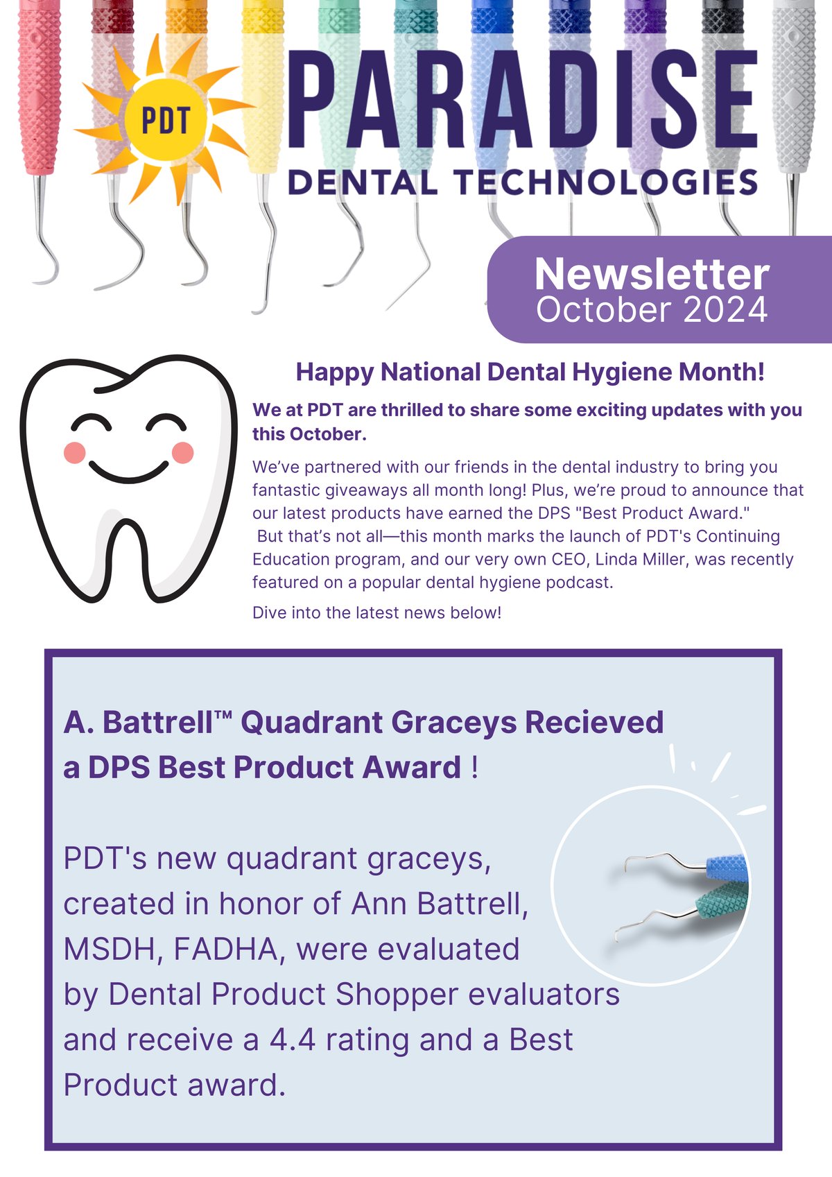 Happy National Dental Hygiene Month! We here at PDT have so much to share with you this October! First of all, we have teamed up with some of our friends in the dental industry to give away fabulo (4)